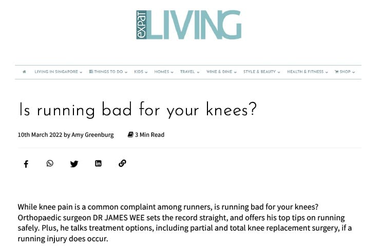 is running bad for your kneeds expat living article