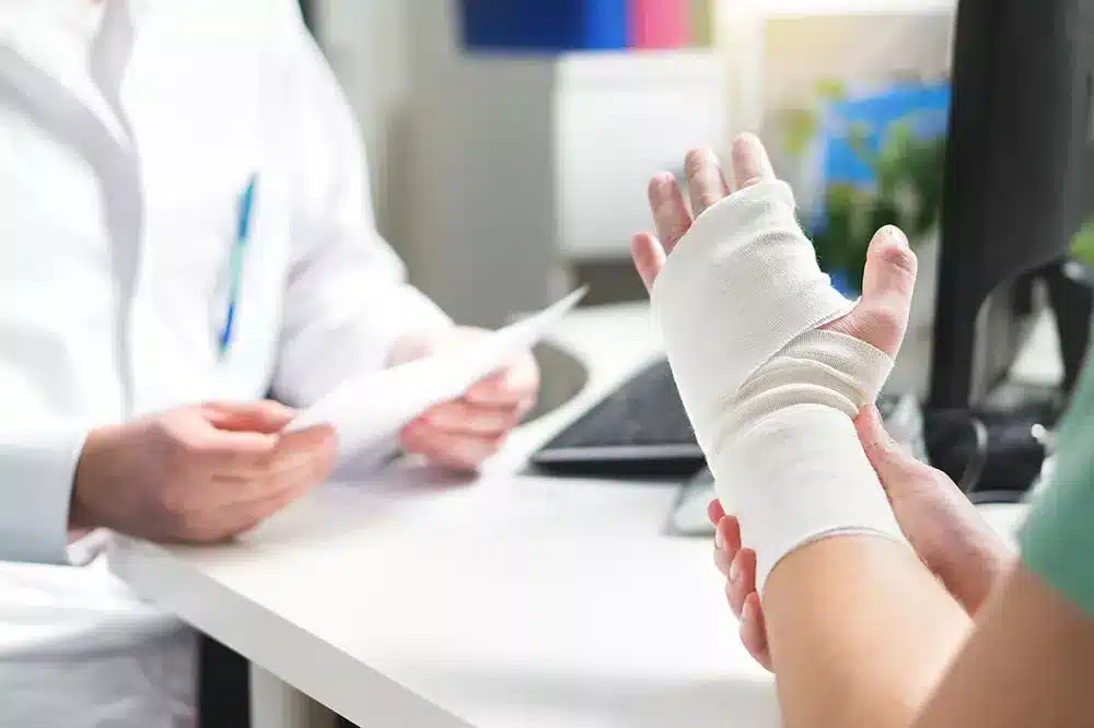 injured hand